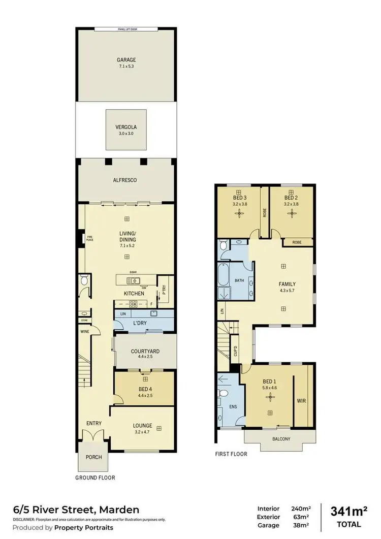 Floorplan of Homely house listing, 6/5 River Street, Marden SA 5070