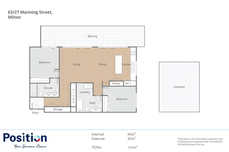 Floorplan of Homely house listing, 63/27 Manning Street, Milton QLD 4064