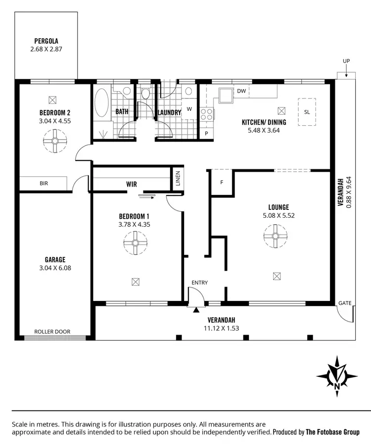 Floorplan of Homely unit listing, 2/527 Fullarton Road (facing French Street), Netherby SA 5062