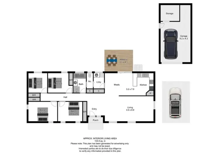 Floorplan of Homely house listing, 99 Docking Street, Wodonga VIC 3690