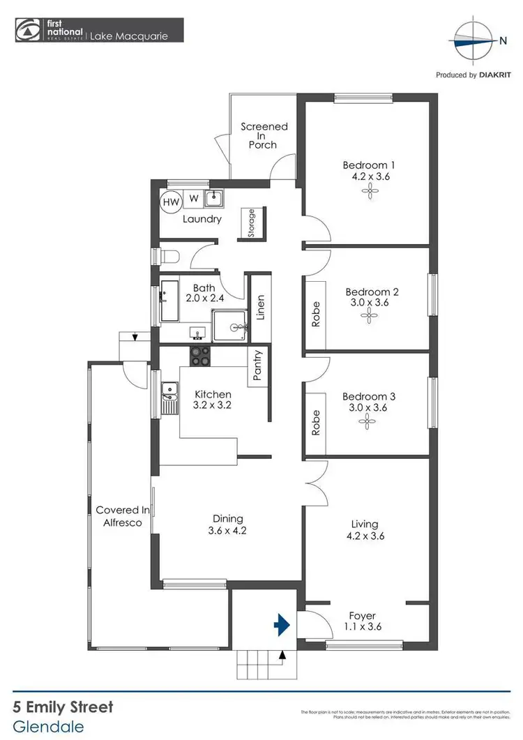 Floorplan of Homely house listing, 5 Emily Street, Glendale NSW 2285