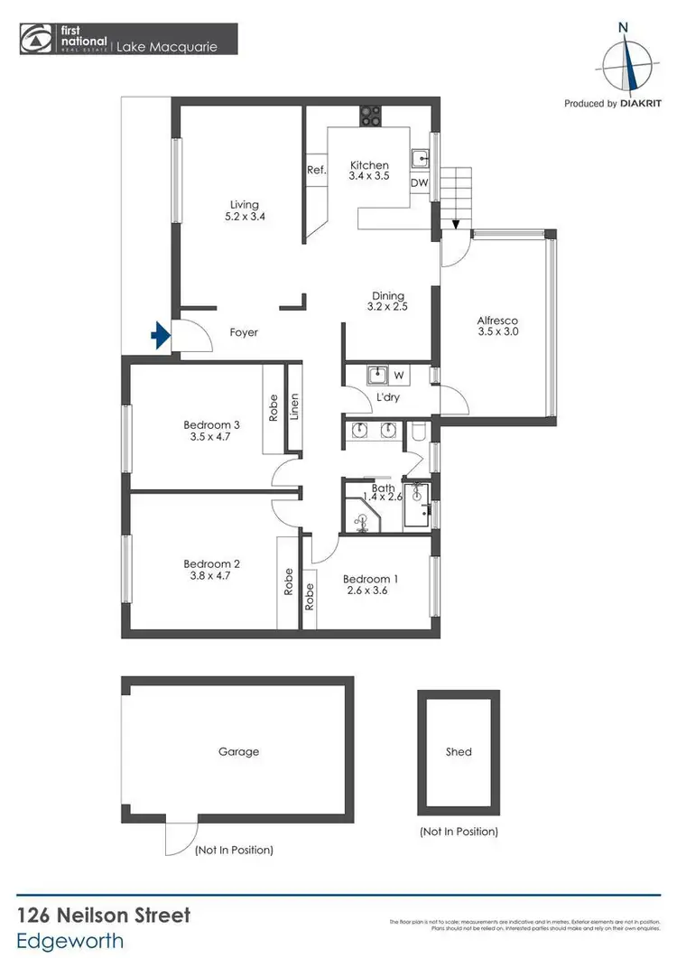 Floorplan of Homely house listing, 126 Neilson Street, Edgeworth NSW 2285