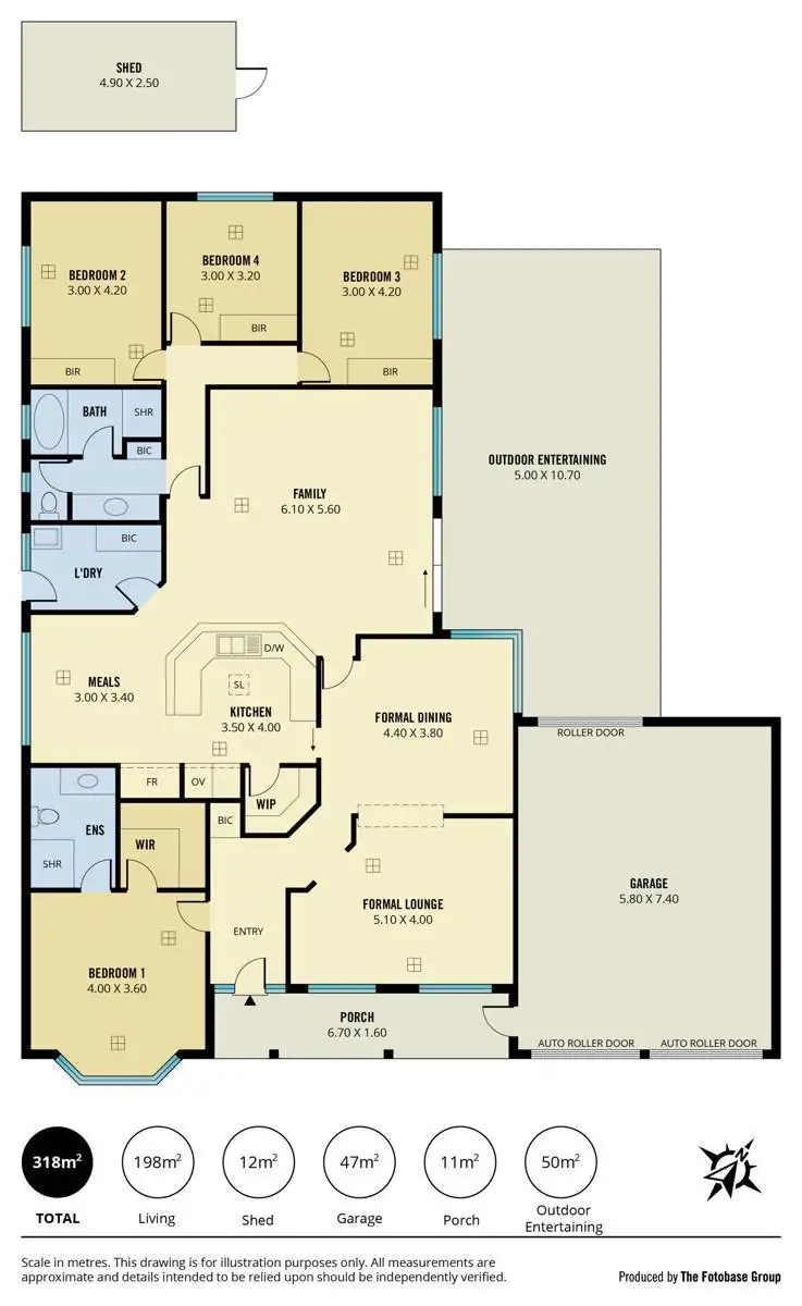 Floorplan of Homely house listing, 18 Halcyon Avenue, Greenwith SA 5125