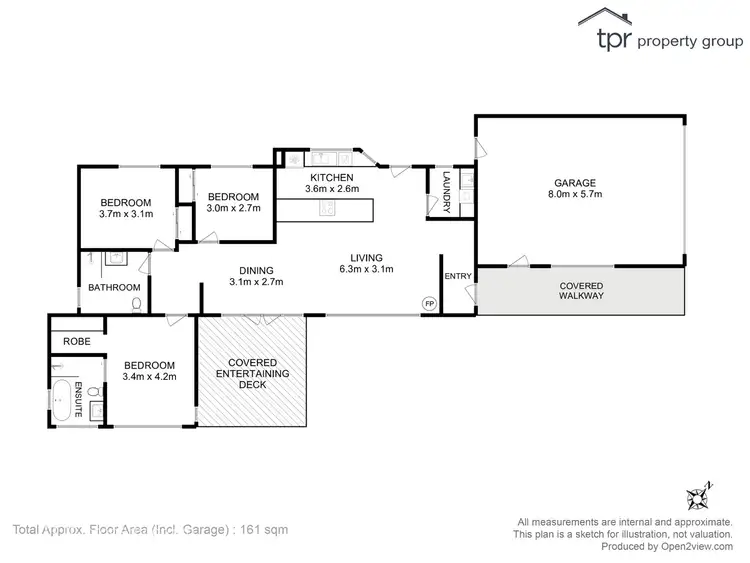 Floorplan of Homely house listing, 18 Chapel Lane, Dover TAS 7117
