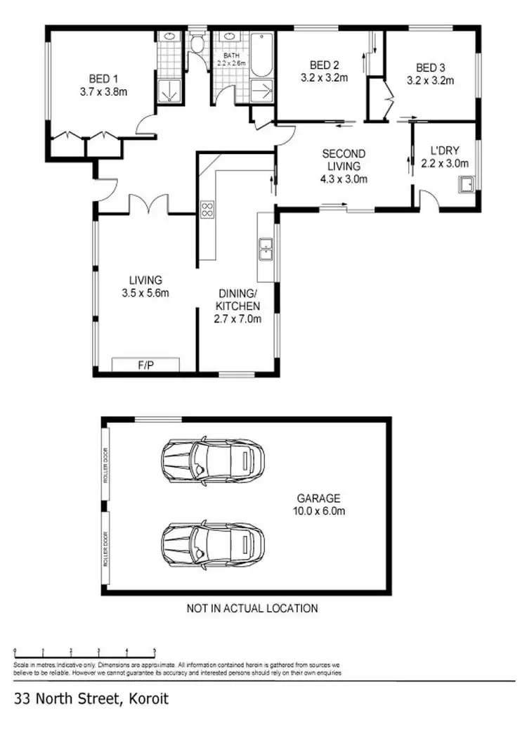 Floorplan of Homely house listing, 33 North Street, Koroit VIC 3282