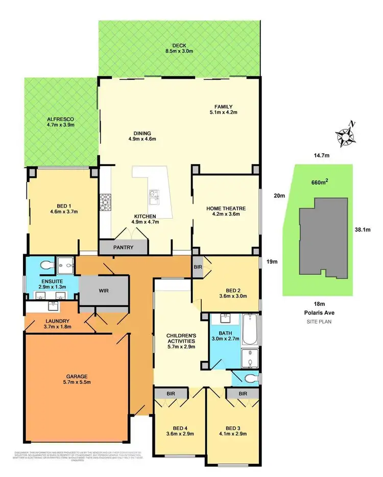 Floorplan of Homely house listing, 32 Polaris Avenue, Cameron Park NSW 2285