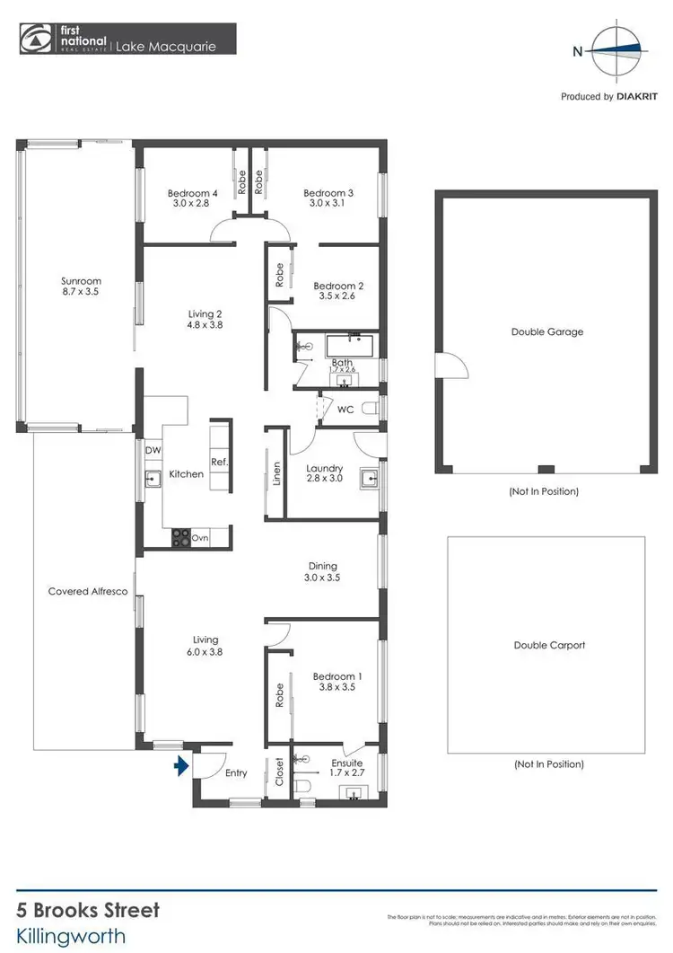 Floorplan of Homely house listing, 5 Brooks Street, Killingworth NSW 2278