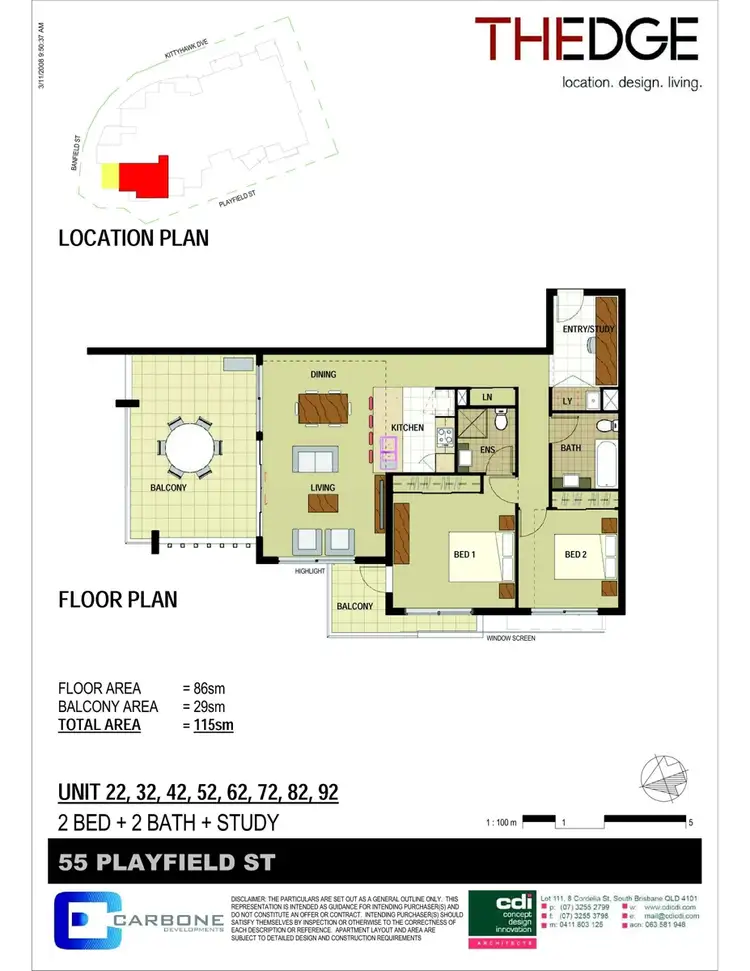 Floorplan of Homely house listing, 22/51 Playfield Street, Chermside QLD 4032