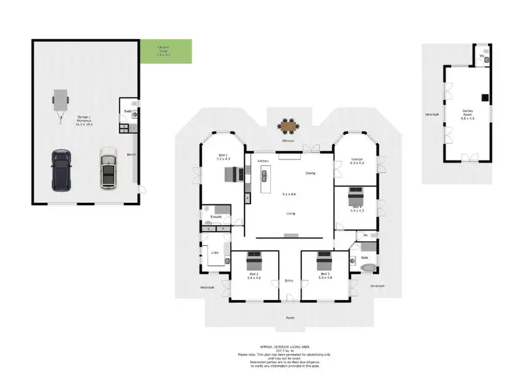 Floorplan of Homely house listing, 116 Buckland Gap Road, Beechworth VIC 3747