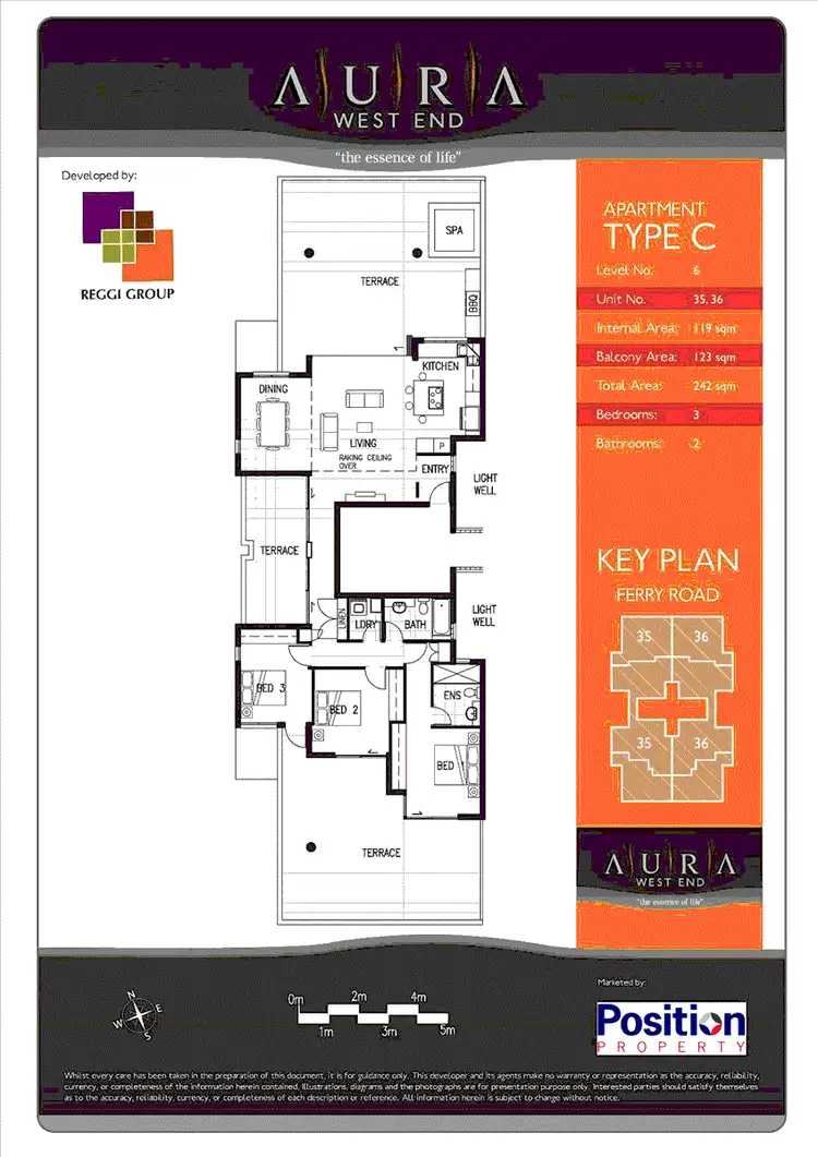 Floorplan of Homely apartment listing, 36/42 Ferry Road, West End QLD 4101