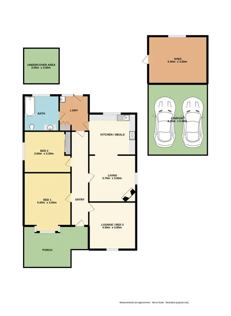 Floorplan of Homely house listing, 36 Wood Street, Beechworth VIC 3747
