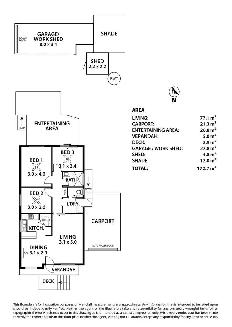 Floorplan of Homely house listing, 5 Brooks Street, Mannum SA 5238