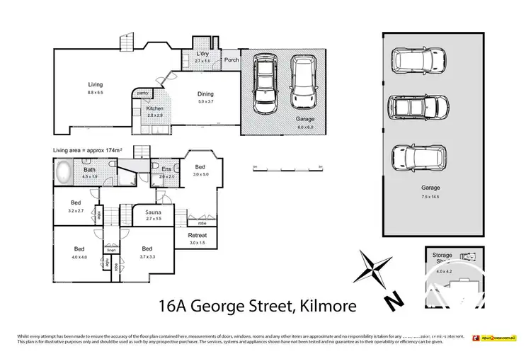 Floorplan of Homely house listing, 16a George Street, Kilmore VIC 3764