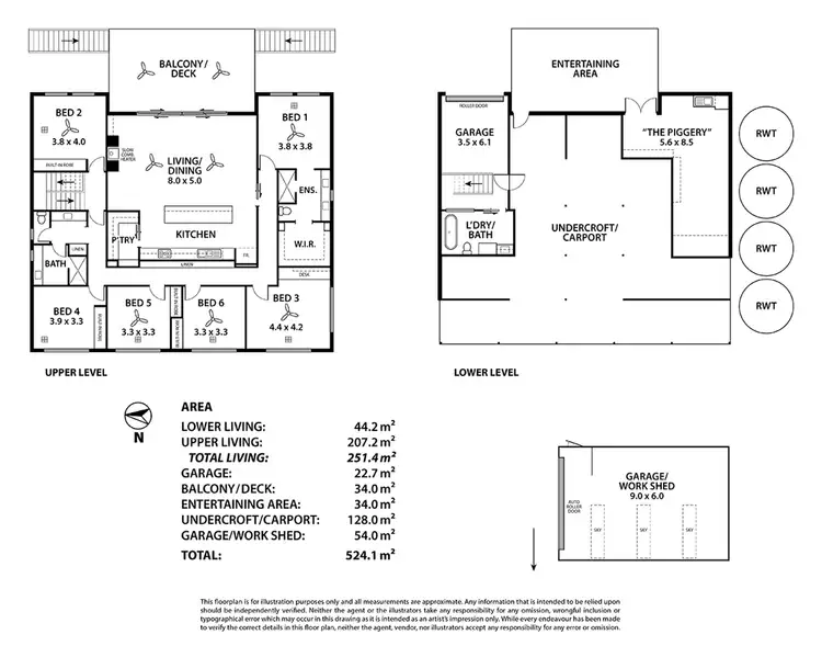 Floorplan of Homely house listing, 8 Rob Loxton Road, Walker Flat SA 5238