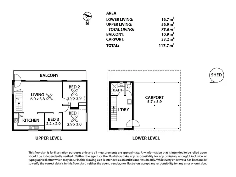 Floorplan of Homely house listing, 6 Aruma River Resort, Cliff View Drive, Walker Flat SA 5238