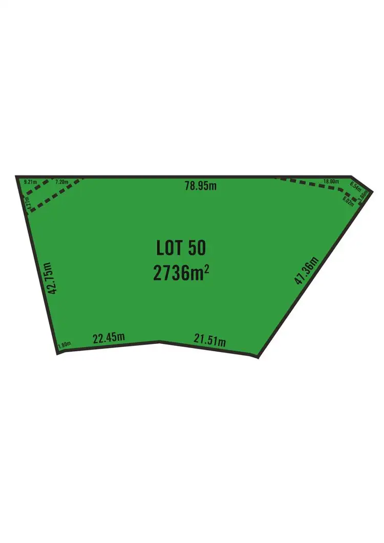 Floorplan of Homely land listing, LOT 50, 75 Hannaford Road, Blackwood SA 5051