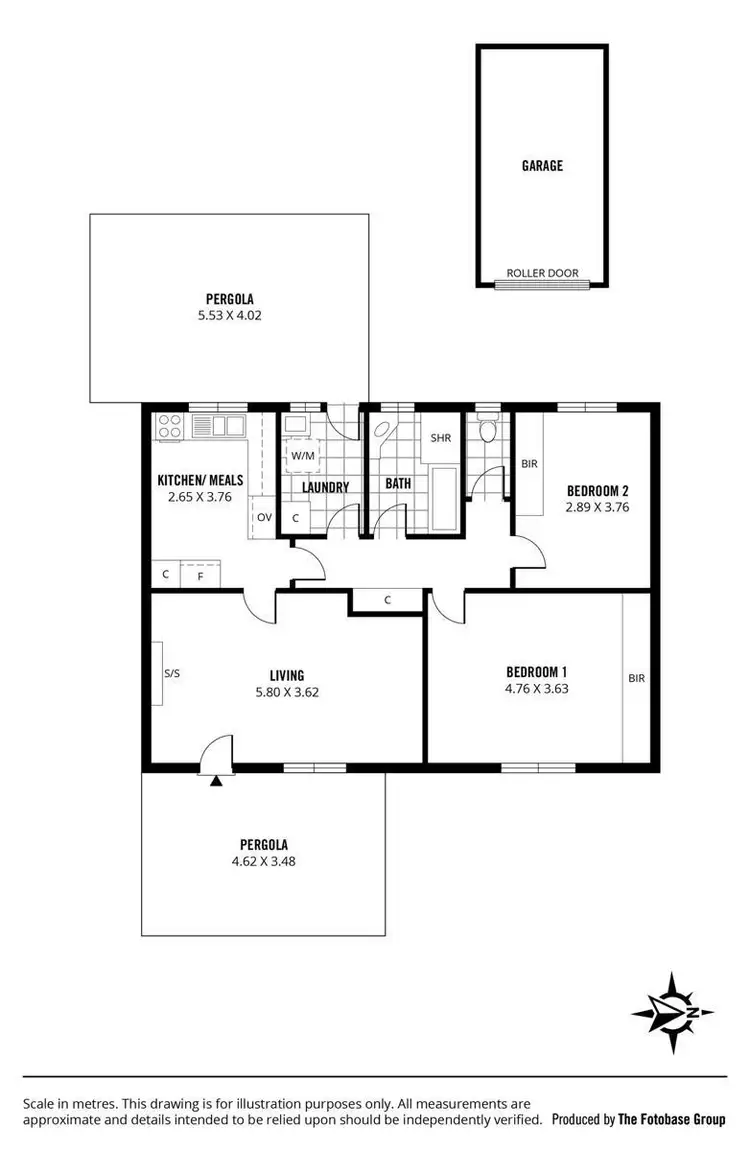 Floorplan of Homely unit listing, 2/2 Fourth Avenue, Ascot Park SA 5043