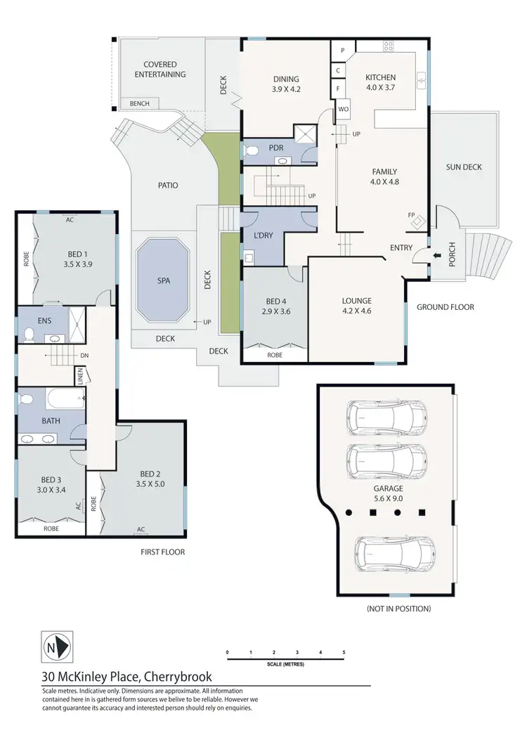 Floorplan of Homely house listing, 30 McKinley Place, Cherrybrook NSW 2126