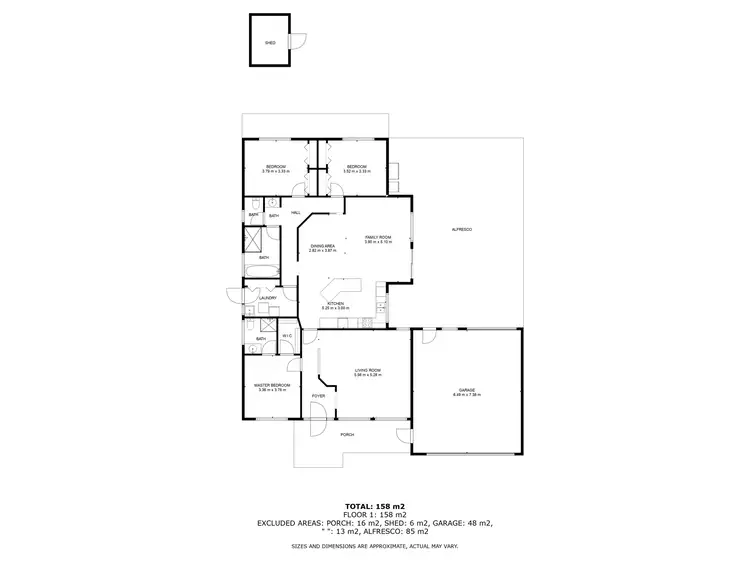 Floorplan of Homely house listing, 5 Murra Court, Kiewa VIC 3691
