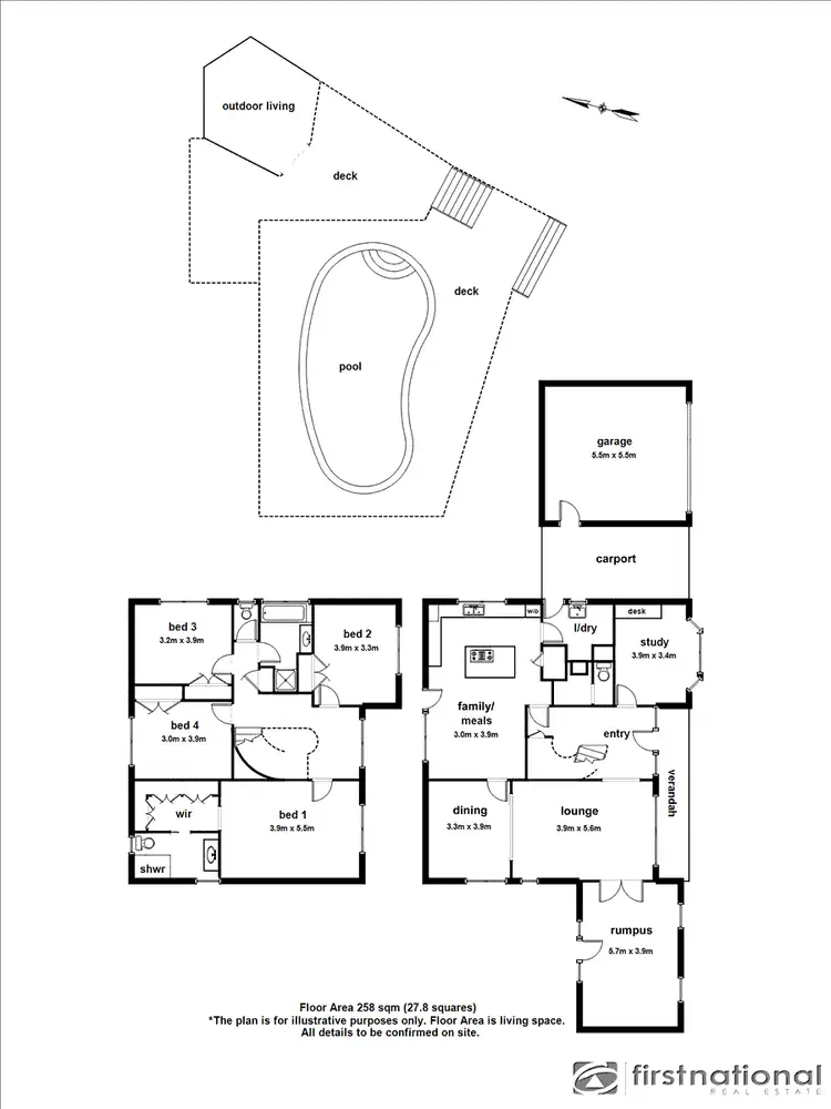 Floorplan of Homely house listing, 21 Casey Drive, Berwick VIC 3806