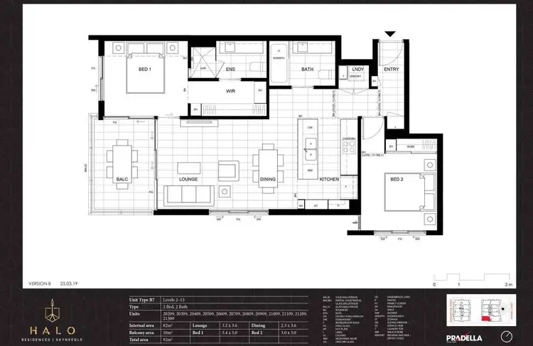 Floorplan of Homely house listing, 20509/33 Manning Street, South Brisbane QLD 4101