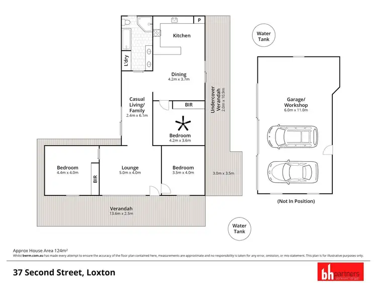 Floorplan of Homely townhouse listing, 37 Second Street, Loxton SA 5333