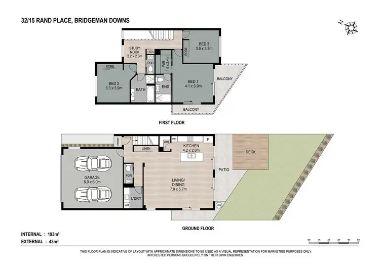 Floorplan of Homely townhouse listing, 32/15 Rand Place, Bridgeman Downs QLD 4035