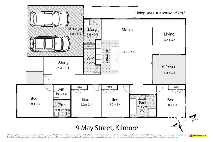 Floorplan of Homely house listing, 19 May Street, Kilmore VIC 3764