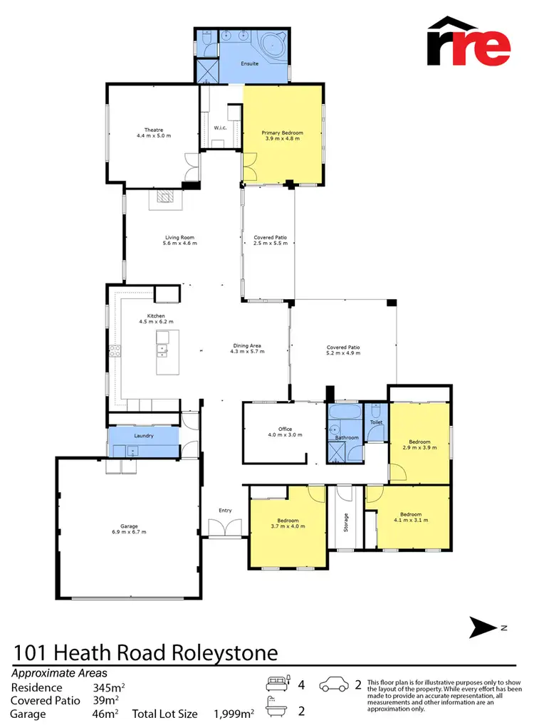 Floorplan of Homely house listing, 101 Heath Road, Roleystone WA 6111