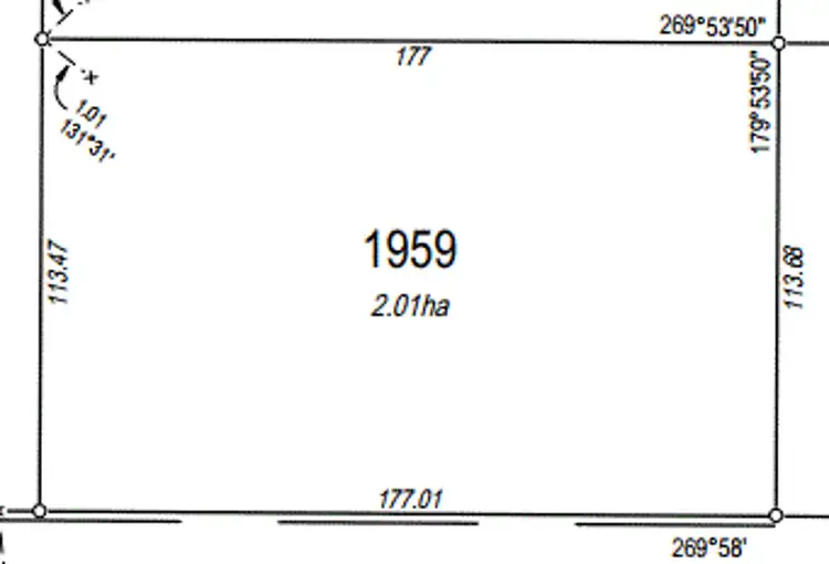 Floorplan of Homely land listing, Lot 1959, 80 Lee Moyes Road, Berry Springs NT 838
