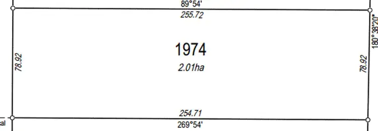 Floorplan of Homely land listing, Lot 1974, 138 Lee Moyes Road, Berry Springs NT 838