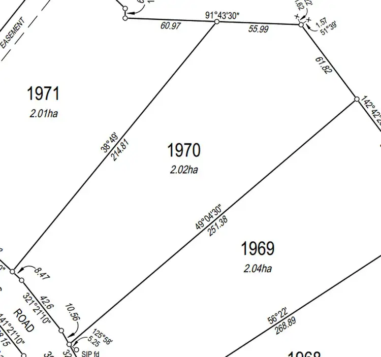 Floorplan of Homely land listing, Lot 1970, 198 William Road, Berry Springs NT 838