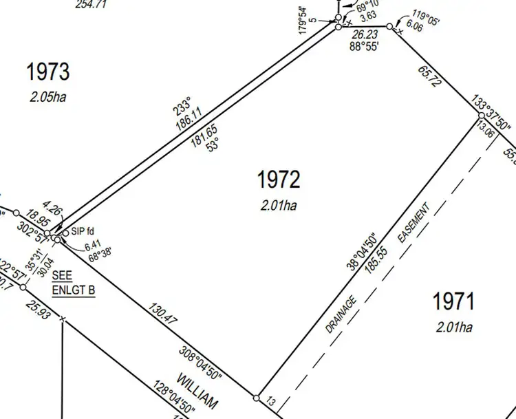 Floorplan of Homely land listing, Lot 1972, 218 William Road, Berry Springs NT 838