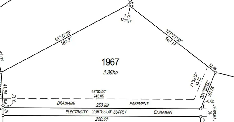 Floorplan of Homely land listing, Lot 1967, 180 William Road, Berry Springs NT 838