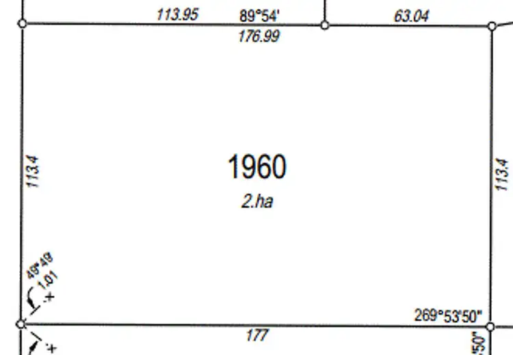 Floorplan of Homely land listing, Lot 1960, 92 Lee Moyes Road, Berry Springs NT 838