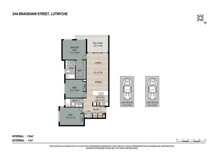 Floorplan of Homely house listing, 3/44 Bradshaw Street, Lutwyche QLD 4030
