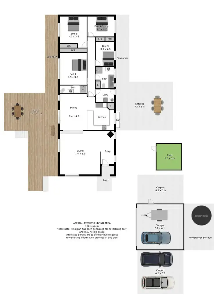 Floorplan of Homely house listing, 339 Buffalo River Road, Myrtleford VIC 3737