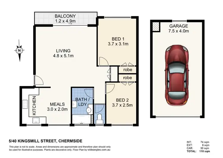 Floorplan of Homely house listing, 5/40 Kingsmill Street, Chermside QLD 4032