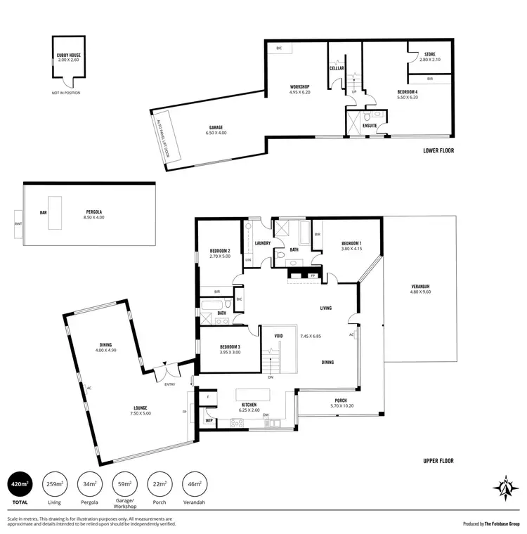Floorplan of Homely house listing, 21 Nicolle Drive, Coromandel Valley SA 5051