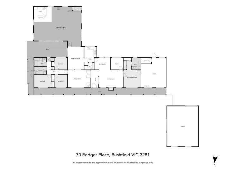 Floorplan of Homely house listing, 70 Rodger Place, Bushfield VIC 3281