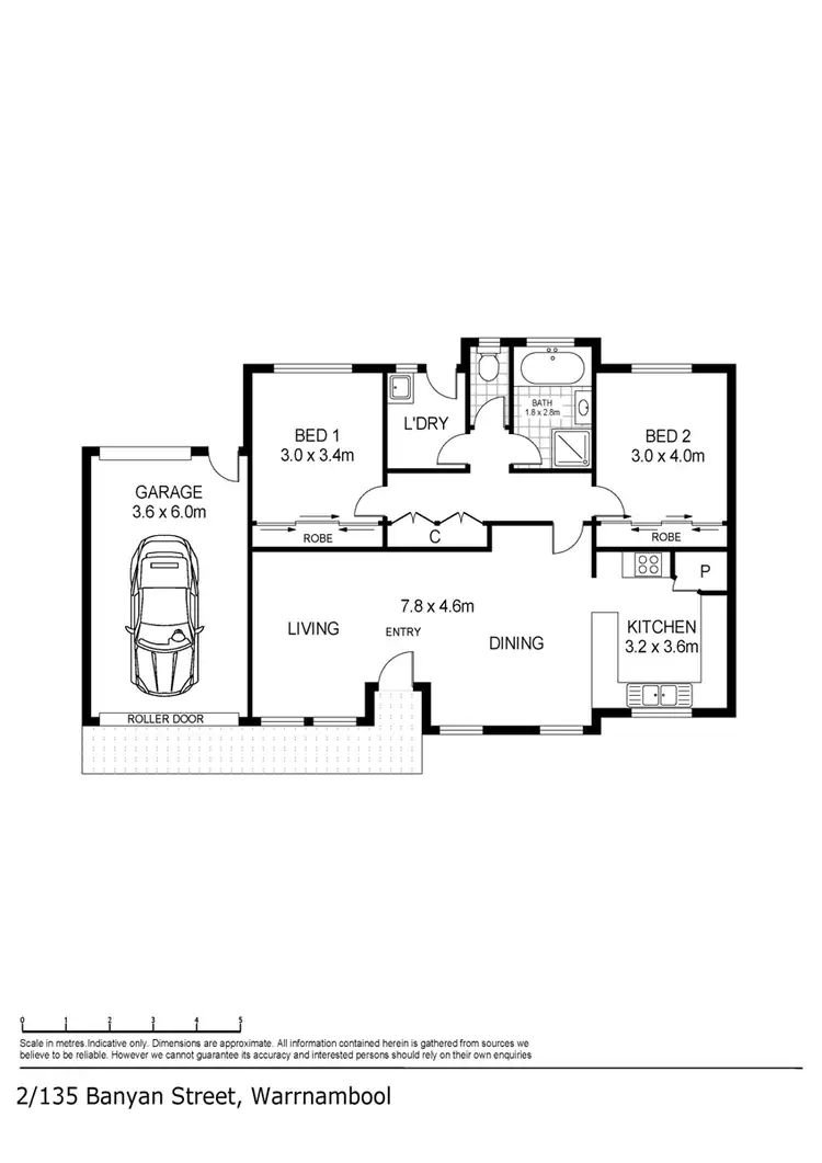 Floorplan of Homely house listing, 2/135 Banyan Street, Warrnambool VIC 3280