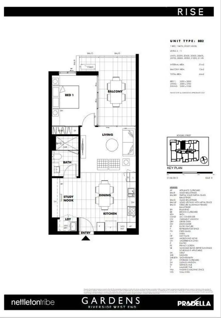Floorplan of Homely house listing, 20805/60 Rogers Street, West End QLD 4101