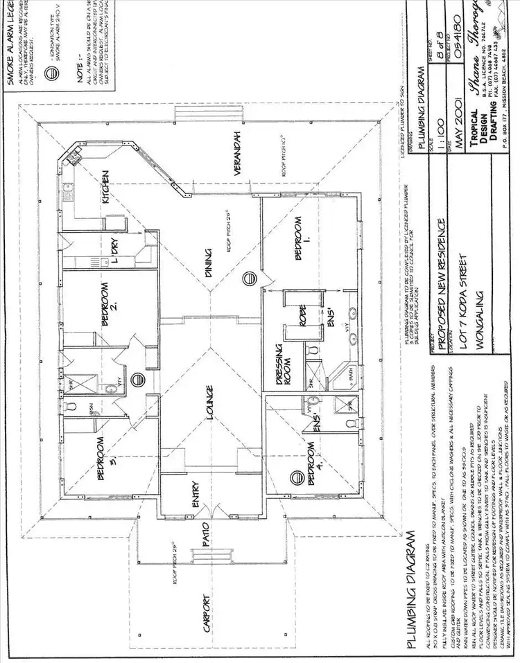 Floorplan of Homely house listing, 54 Koda Street, Wongaling Beach QLD 4852