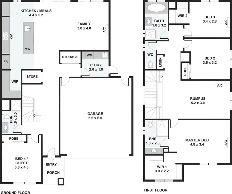 Floorplan of Homely house listing, 35 Plenitude Road, Tarneit VIC 3029