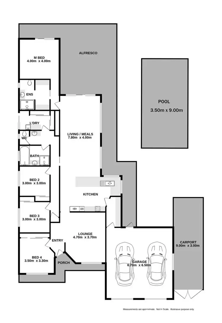 Floorplan of Homely house listing, 45 Newton Circuit, Thurgoona NSW 2640
