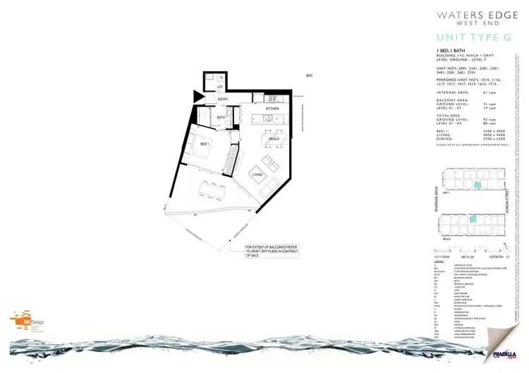 Floorplan of Homely house listing, 2701/45 Duncan Street, West End QLD 4101