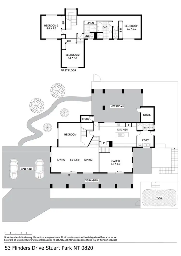 Floorplan of Homely house listing, 53 Flinders Drive, Stuart Park NT 820