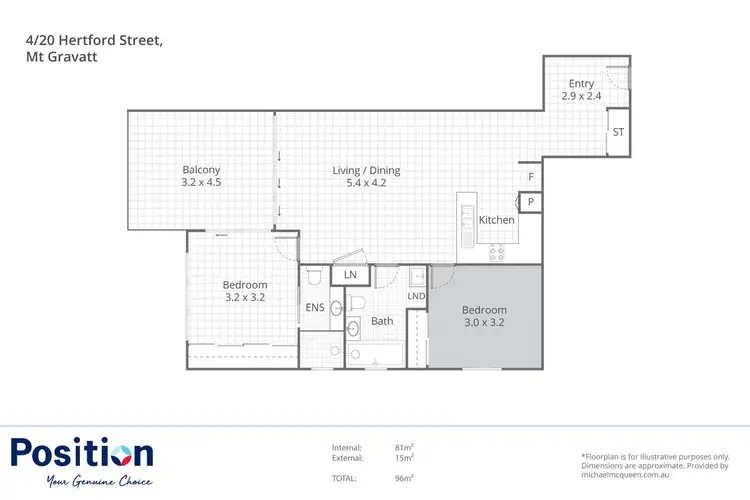 Floorplan of Homely house listing, 4/20 Hertford Street, Upper Mount Gravatt QLD 4122