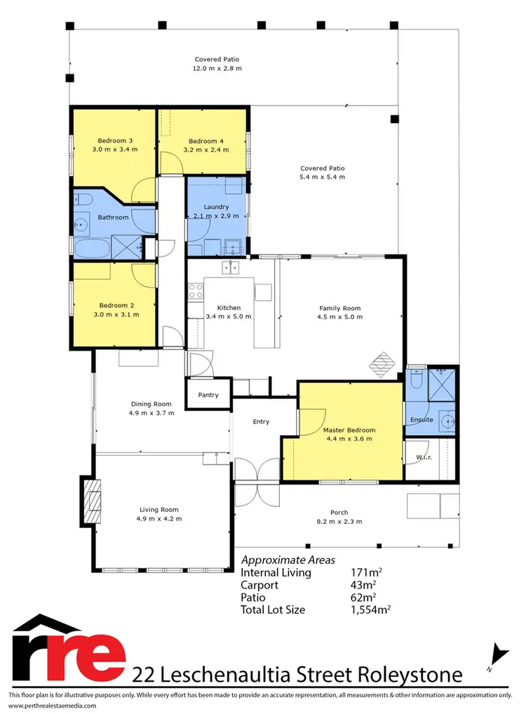 Floorplan of Homely house listing, 22 Leschenaultia Street, Roleystone WA 6111