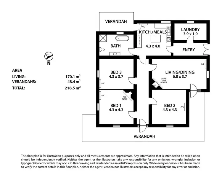 Floorplan of Homely house listing, 119 River Lane, Mannum SA 5238